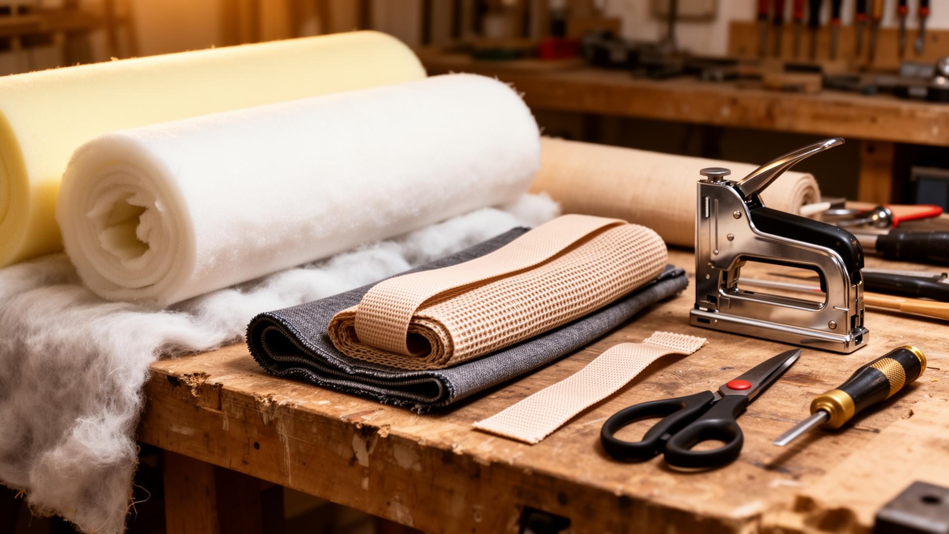 Upholstery Supplies — Professional-grade foam, wadding, webbing and tools for upholstery projects.